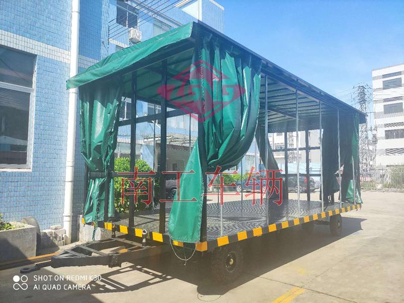 15吨雨篷双牵引三亿(中国)篷式工具周转拖车
