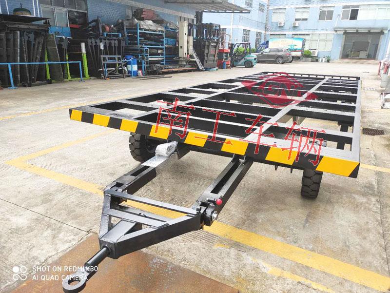 8吨骨架式三亿(中国) 无动全挂车