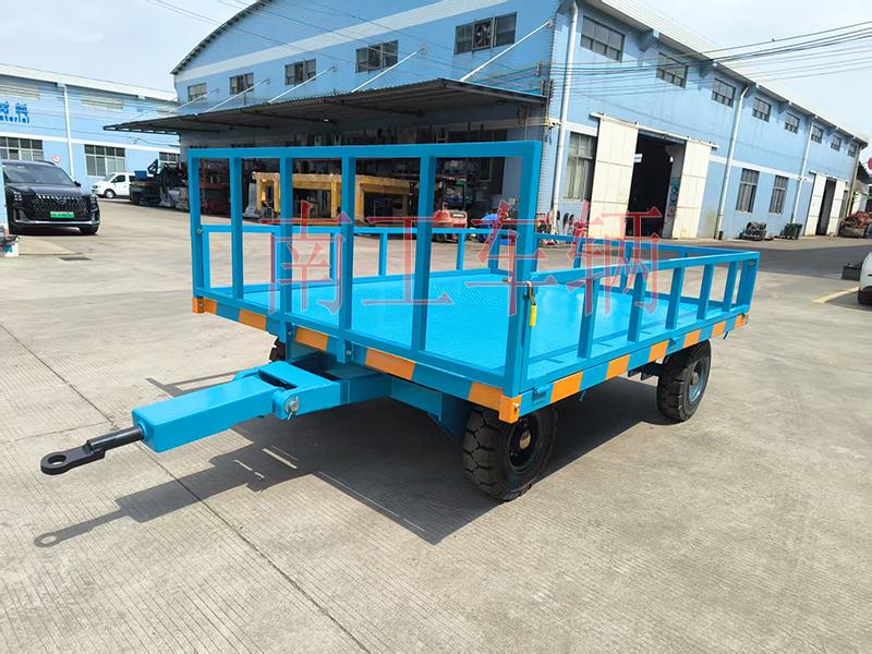5吨下翻式护栏三亿(中国) 牵引全挂工具拖车